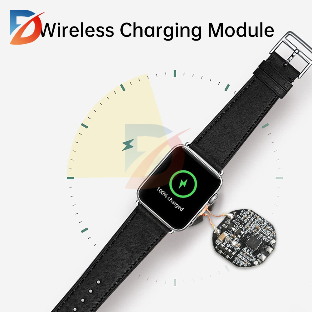 Módulo de carga inalámbrico magnético de 3W, módulo transmisor de cargador inalámbrico para reloj, placa Pcba, bobina transmisora de programa Qc2.0 Qc3.0