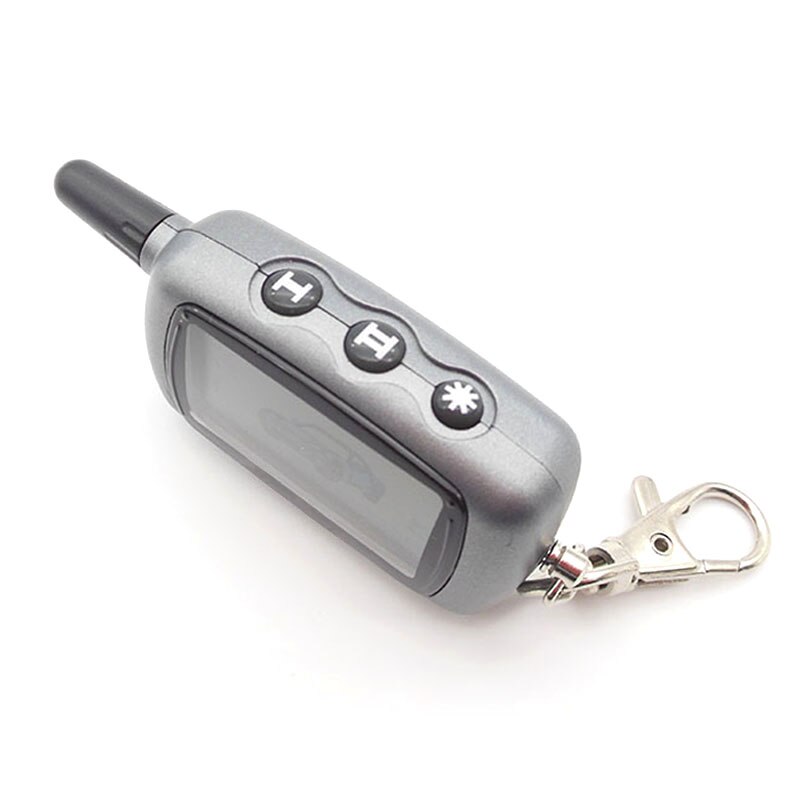 2-way A9 LCD Remote Control Key Fob Chain Keychain for Russian Two Way Car Burglar Alarm System Starline A9