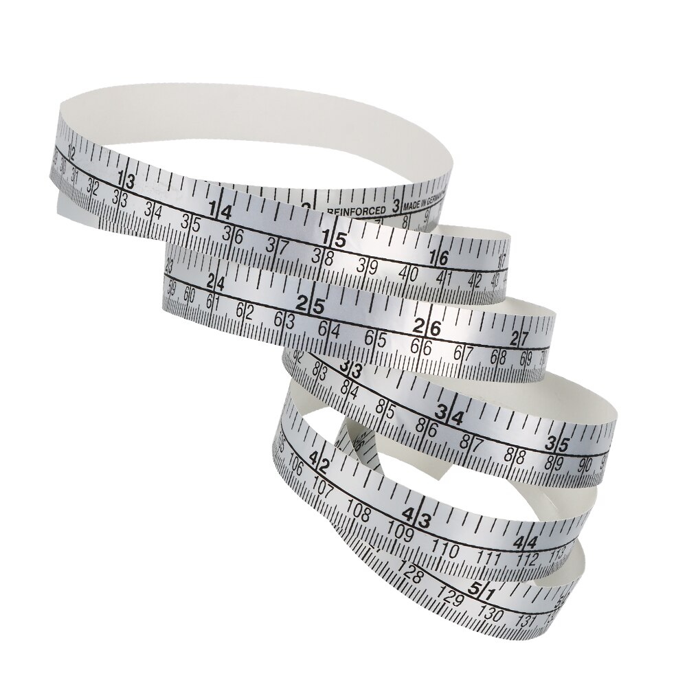 NICEYARD Measuring Ruler Sticke Metric Tape Measure PVC 150cm DIY Self Adhesive