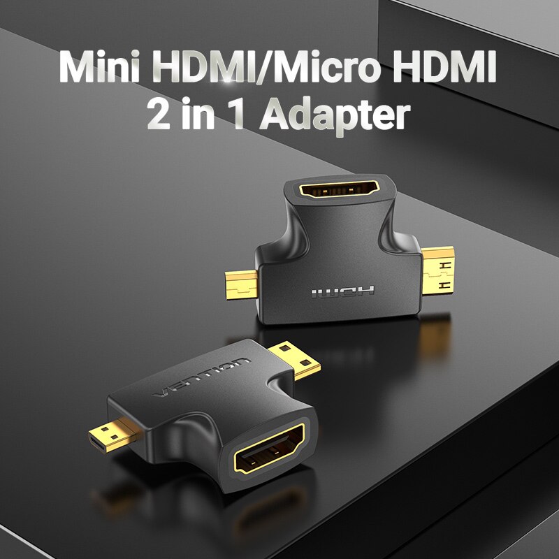 Drag Micro Hdmi Adapter 1080P Micro Mini Hdmi Man-vrouw Connector Voor Projector Camera Tv Mini Hdmi-compatibel Converter