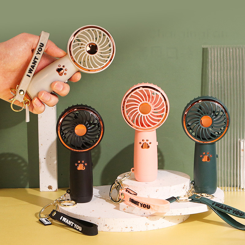 Porte-clés ventilateur Portable suspendu, Mini ventilateur Portable, Rechargeable USB, pour la maison, pour femmes et étudiants