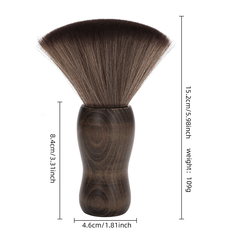 Professionelle Barbier Nacken Staubtuch Haar Schneiden Pinsel Weichen Borsten Salon Reinigung Pinsel Für Entfernen verlieren Haare: Rose verrotten