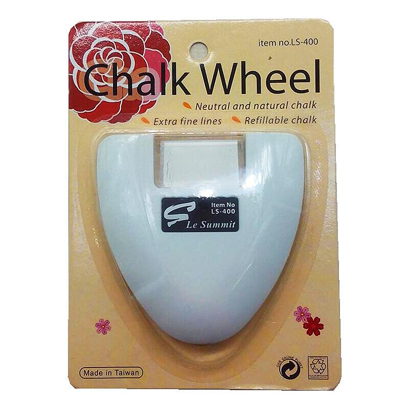 Made in Taiwan Chalk Wheel Fabric Marker Rosy-red/Yellow/Blue/White Tailor's Chalk DIY Sewing Chalk Markers Tools: light green