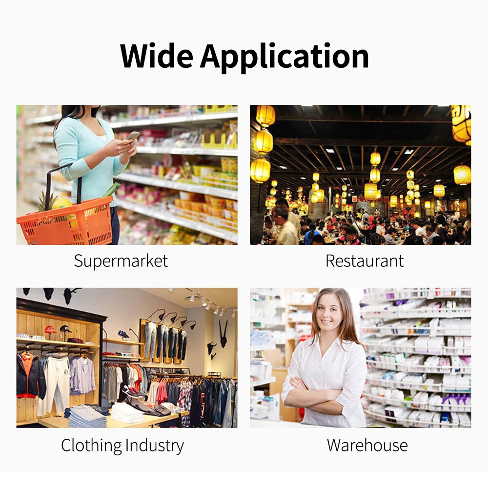 Wired Scanning Platform One-dimensional Barcode/QR Code Scanner for Supermarket Restaurant Retail Store Warehouse