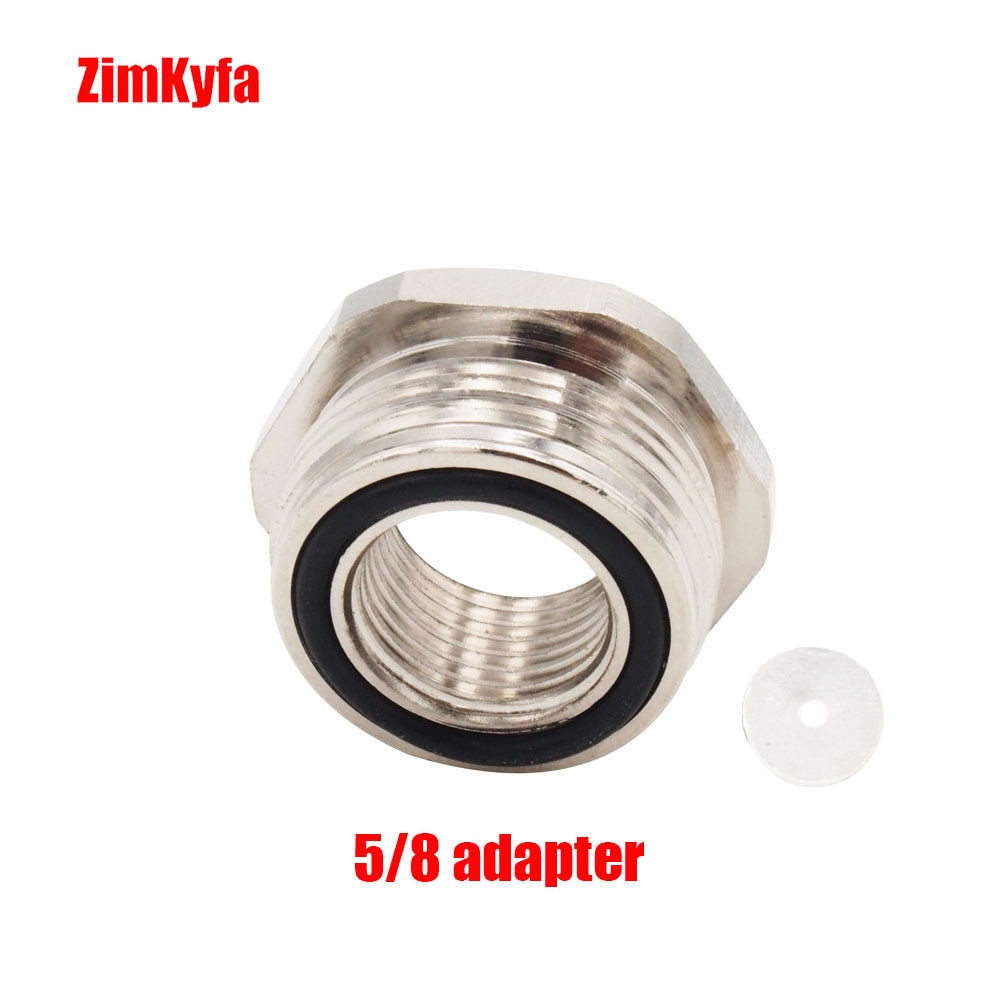 Piwo Homebrew akwarium narzędzie pneumatyczne Co2 Protable mini regulator 74 gramowy wkład 5/8-18unf adapter