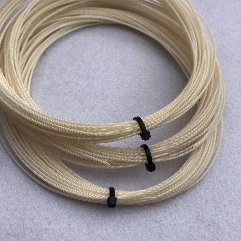(2 stks/partij) Elastische Tennis nylon composiet filament snaren multifilament duurzaam tennis string training strings 12 M