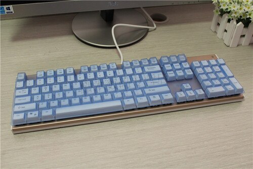 Keyboard Protection for Dalyou Mechanic Alloy Edition EK815 Keyboard EK812 EK820 EK807 EK810 Dustproof Keyboard Protective Film: 104-key-type2