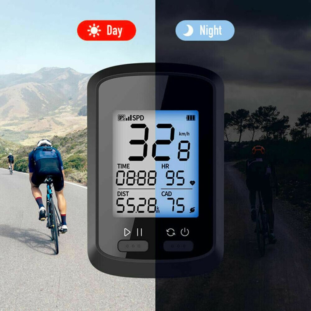 Bicycle Computer G+ GPS SMART BIKE CYCLING COMPUTER Bluetooth Stopwatch LCD Display Waterproof IPX7 Digital Display