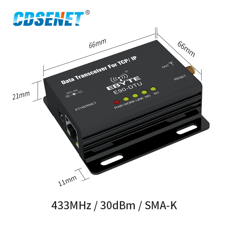 Cdsenet CC3200 RS232 RS485 2.4Ghzwifi Data Zender Ontvanger Industriële Wifi Seriële Server Converter