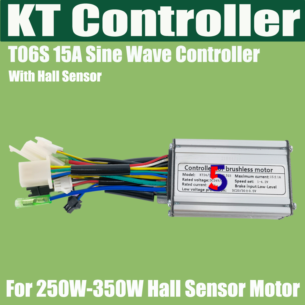 K elcykel kt-kontroller akm-motor bafang-motor kraftfull kontroller 250w 350w 500w 1000 w 24v 36v 48v 15a 22a 30a 40a för kt-display