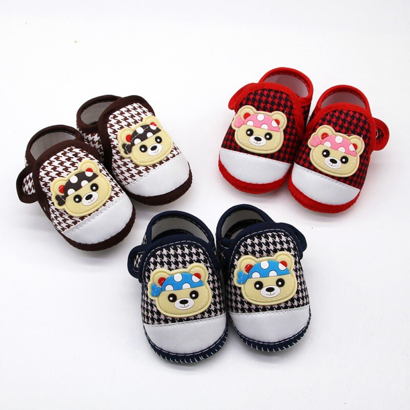 Toddler Baby Boy Girl First Walkers Cartoon Pattern Anti-Slip Shoes Baby Girl Sandals Casual Soft Soled Walking Shoe