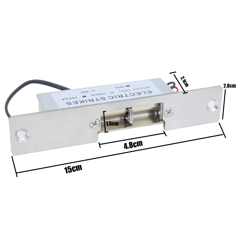 Stainless steel DC 12V Electric Strike lock Door Lock Access Control lock Fail safe Fail secure Electric Lock