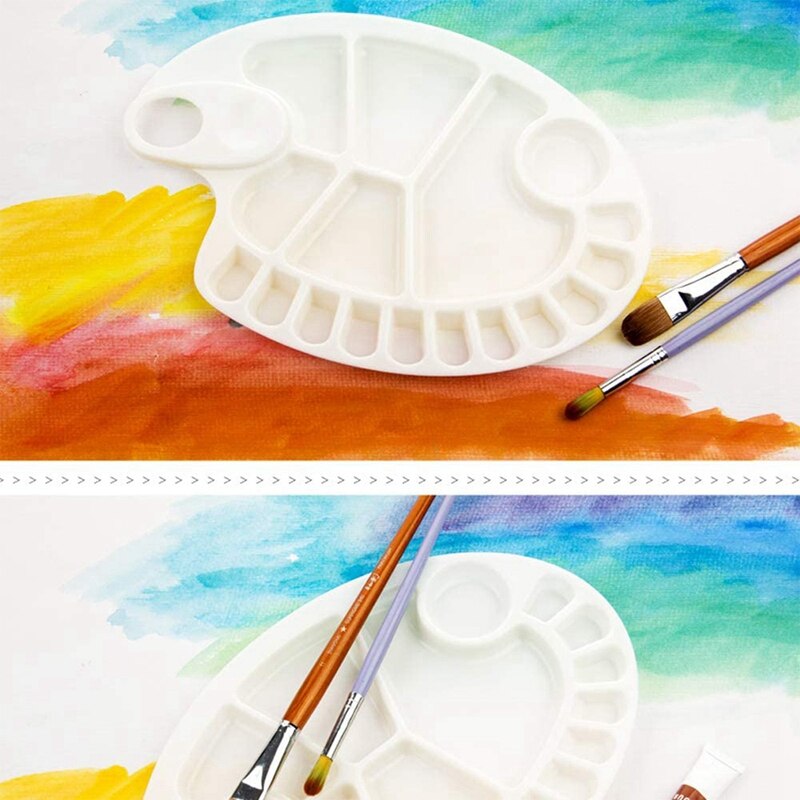 Verf Palet En Schilderen Mes Set, Inclusief 3 Verf Trays En 6 Verf Messen, art Supplies Voor Schilderen Party