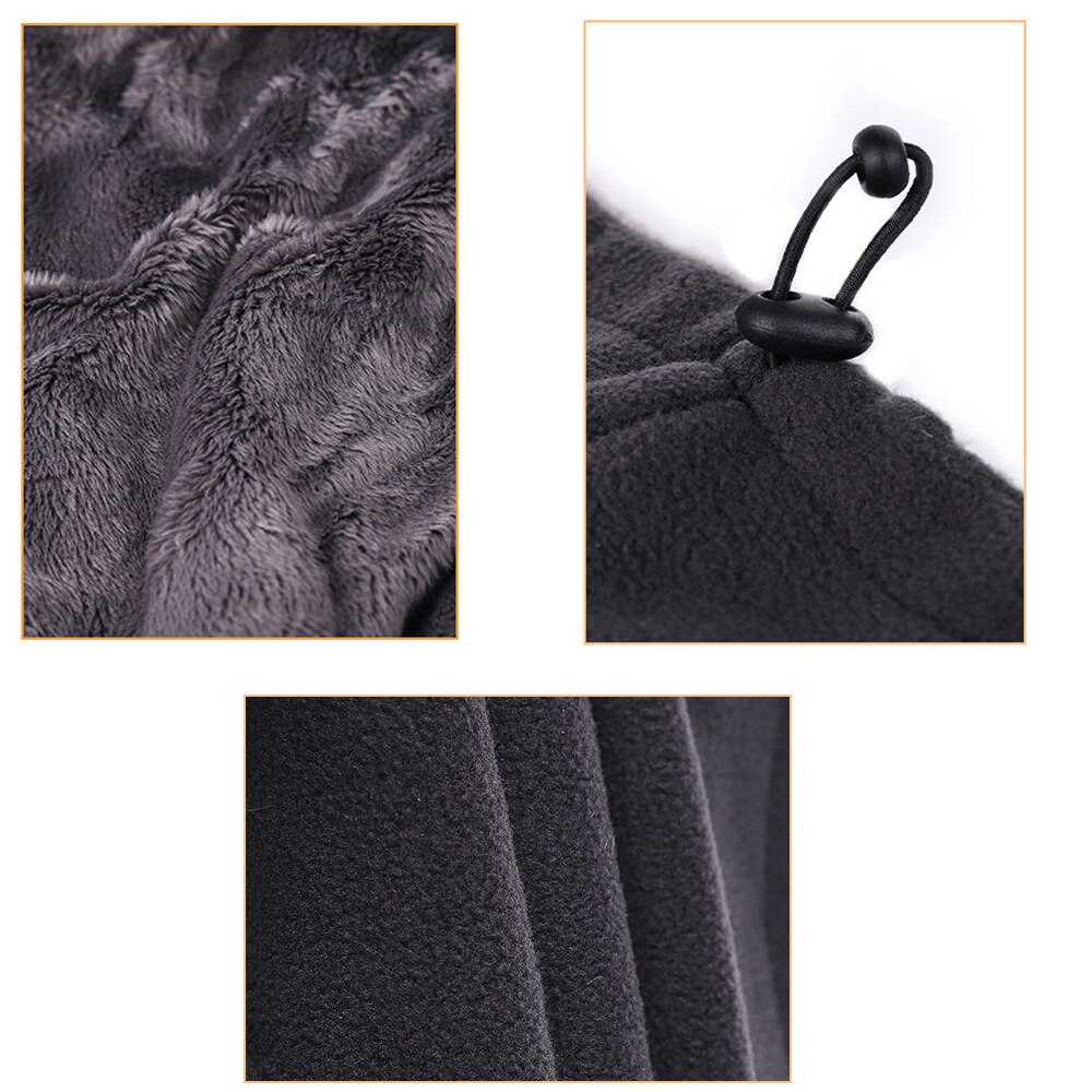 Winter Neck Warmer Thermal Fleece Motorcycle Thick Tube Gaiter Face Scarf Windproof Men Women Bandana Cycling Outdoor Headband