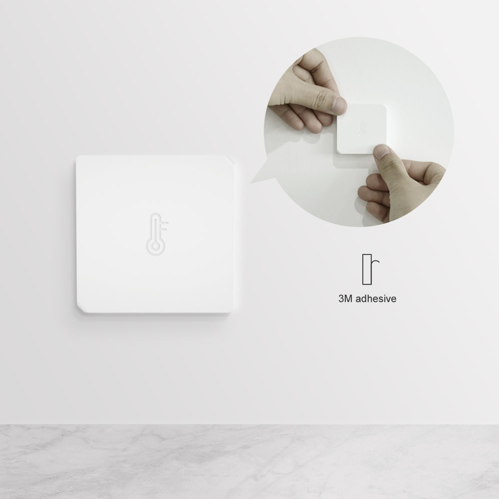 Sonoff snzb -02 -  zigbee temperatur- og fugtighedssensor fungerer med sonoff zigbee bridge i realtid datatjek via ewelink app
