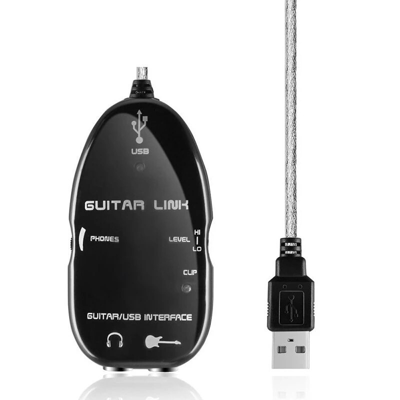Konverter usb guitar link kabel usb drevet med cd drev understøttelse bærbar usb guitar link kabel: Default Title
