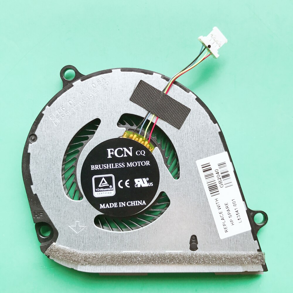 laptop CPU GPU cooling fan Cooler Notebook PC for HP ENVY X360 15-DS 15-DR L53542-001 L53541-001 TPN-W142 TPN-W143