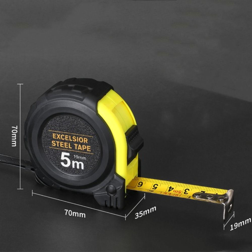 Thickened Anti Cutting Tape 3M 5M Household Meter Gauge Steel Tape Mini Small Stainless Steel Measuring Tool