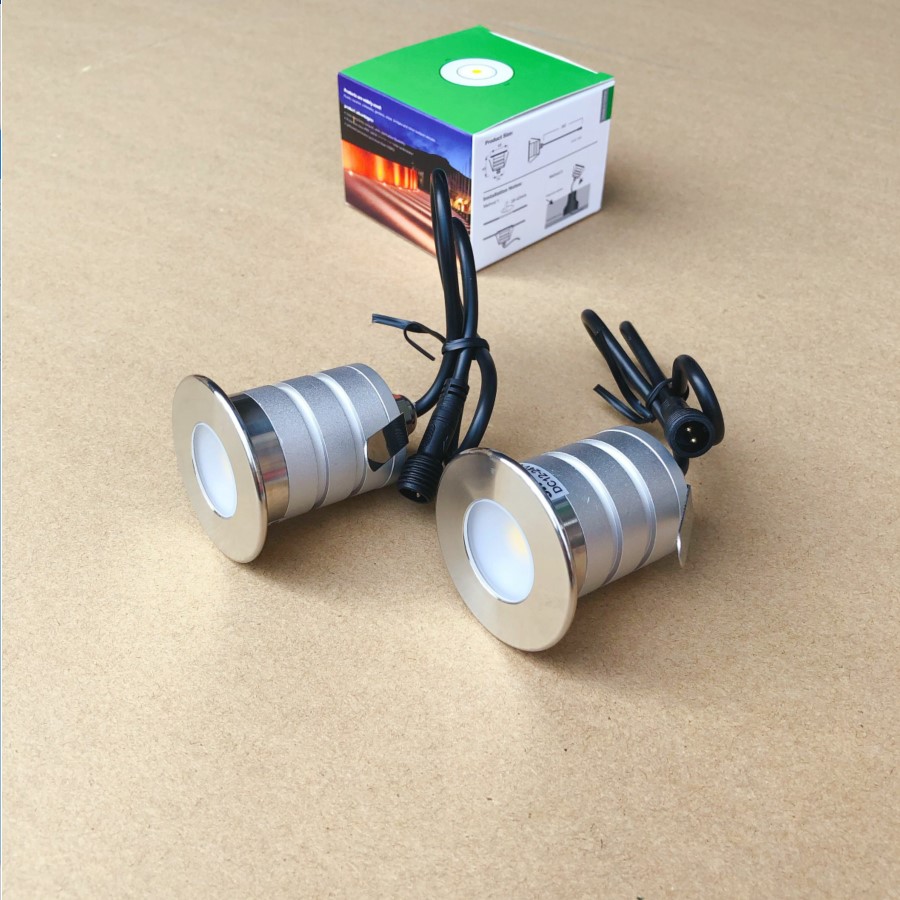 1 stk 3w ip67 dc12v led downlight cree udendørs gade underjordisk nedgravet belysning vandtæt sauna båd trappe mini spot lys ce