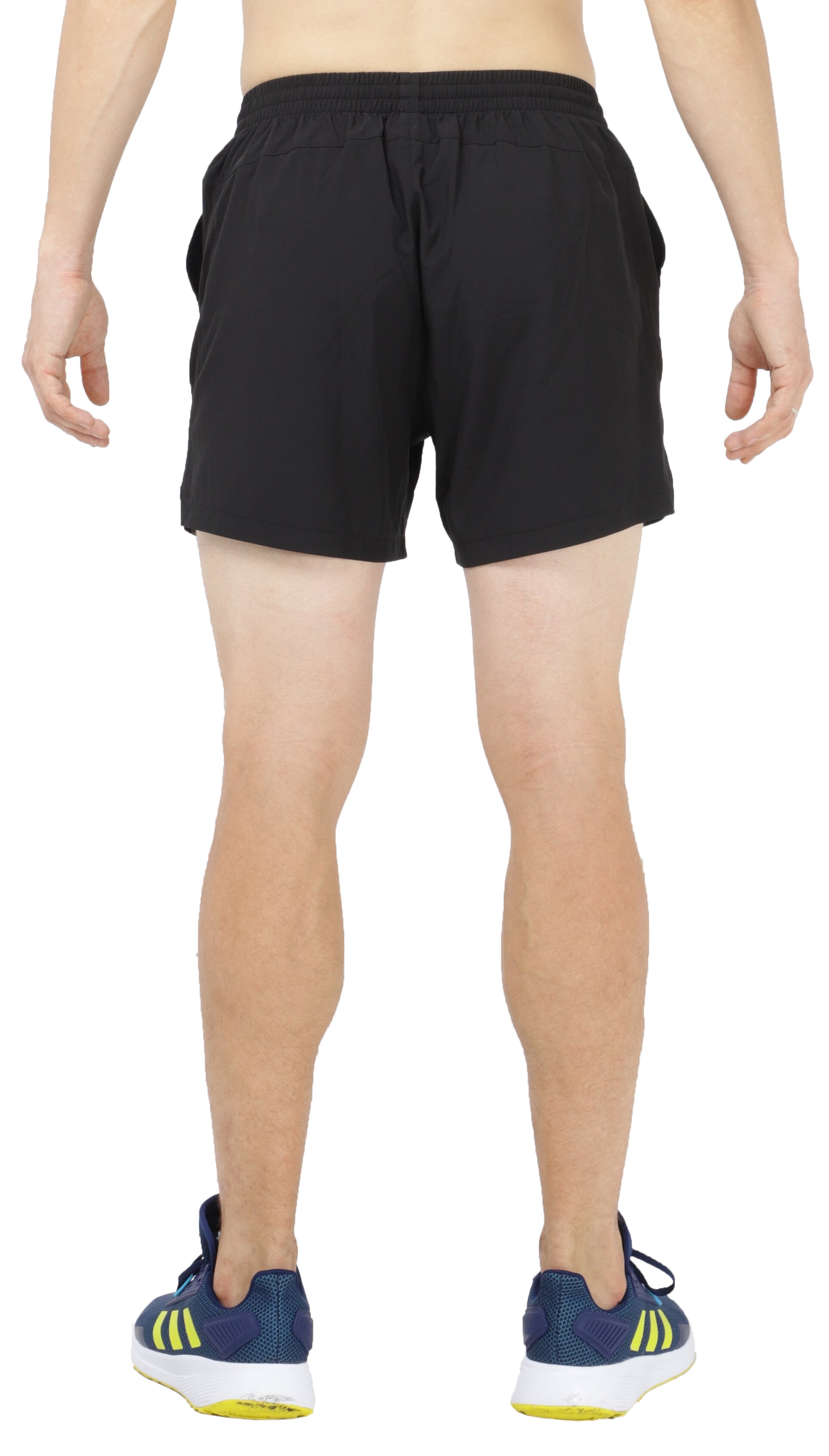 CRZ YOGA Heren Linerless Workout Shorts 5''/7''/9'' Quick Dry Running Sport Atletische Gym Shorts met zakken zwart M