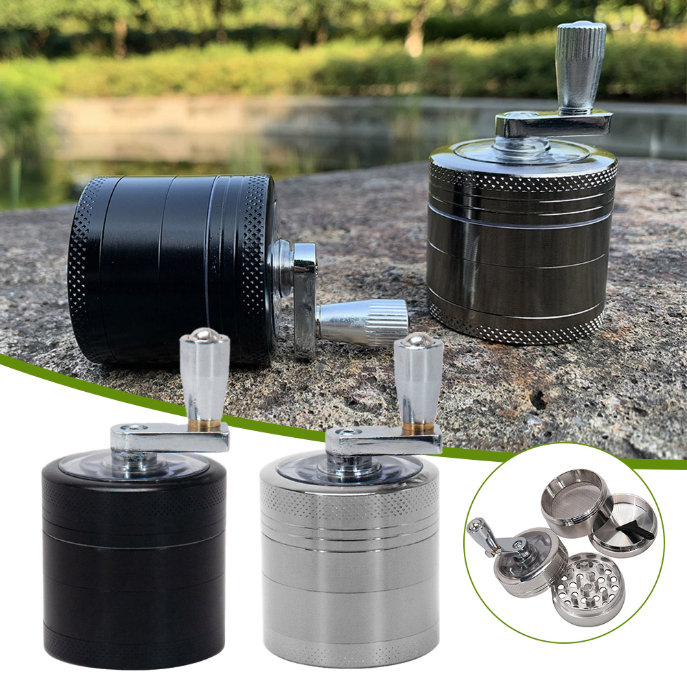 Rectifieuse en métal pour noix de muscade, broyeur à écrou en aluminium et à épices dures, outils à main pour sel de roche et poivre, broyeurs vidéo,