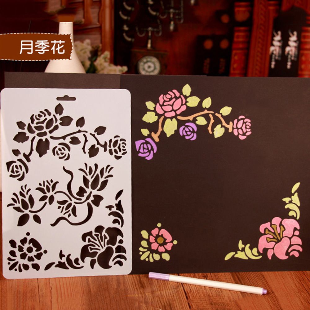 20 Plantillas De Flores, Plantillas De Pintura Floral De Insectos, (5 X 5 Pulgadas) Plantillas De Pintura Para Manualidades Reutilizables, Plantilla De Arte Para Pintar, Plantilla De Dibujo De | En Línea