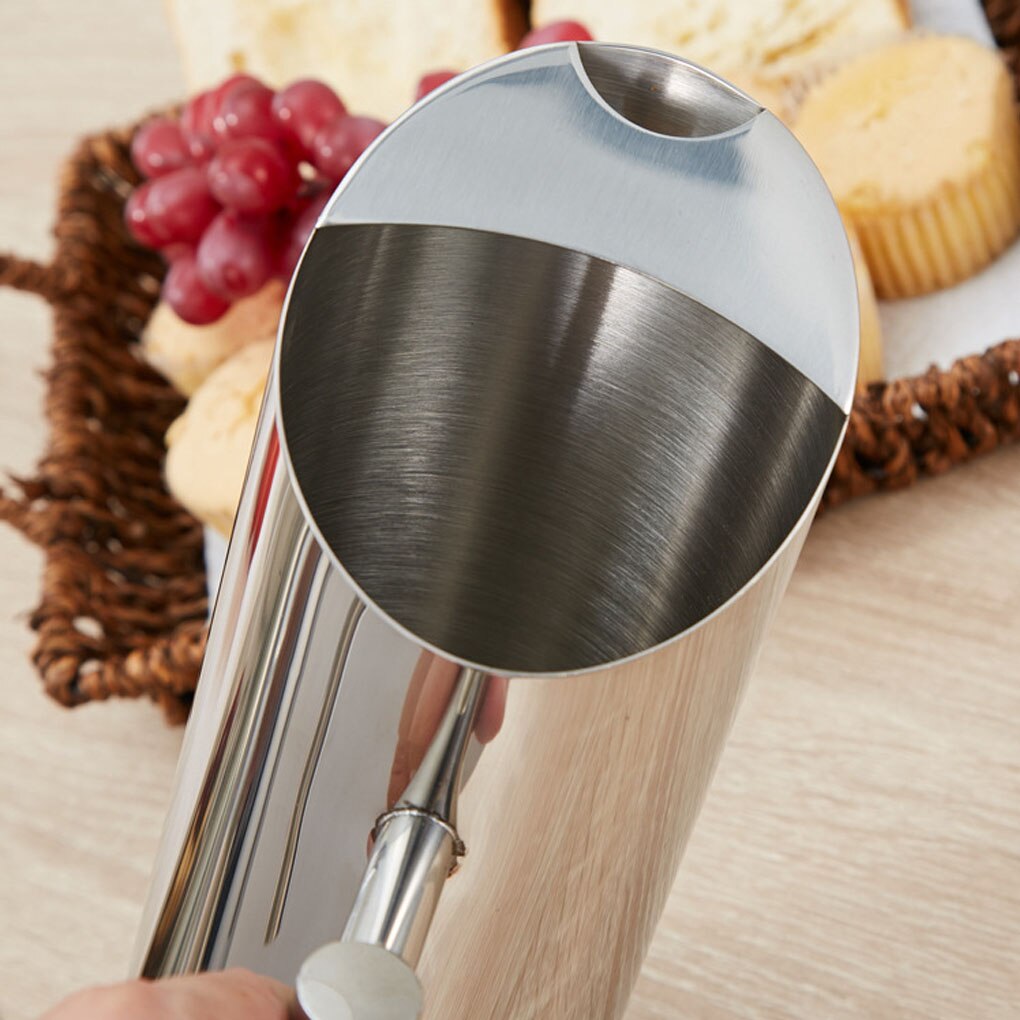 1L Straight Frozen Drinking Beverage Pitcher Ice-resistant Juice Beer Coffee Jug Kettle Stainless Steel Water Pot