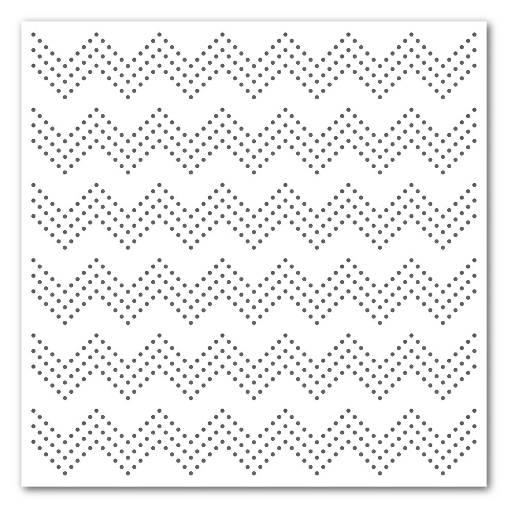 6*6 inch Water Ripple Blister Wavy Line Flowers Matric Doodle Plastic Stencil DIY Scrapbooking Drawing Template #18: 19