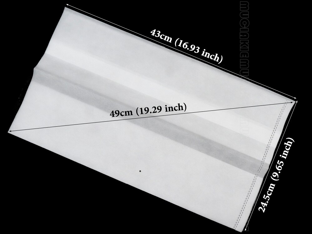 50PCS 48x43CM Non-woven Fabric Degradable Plant Seedling Tree Shrub Grow Bags Root Pouch Garden Planter Protective Bags