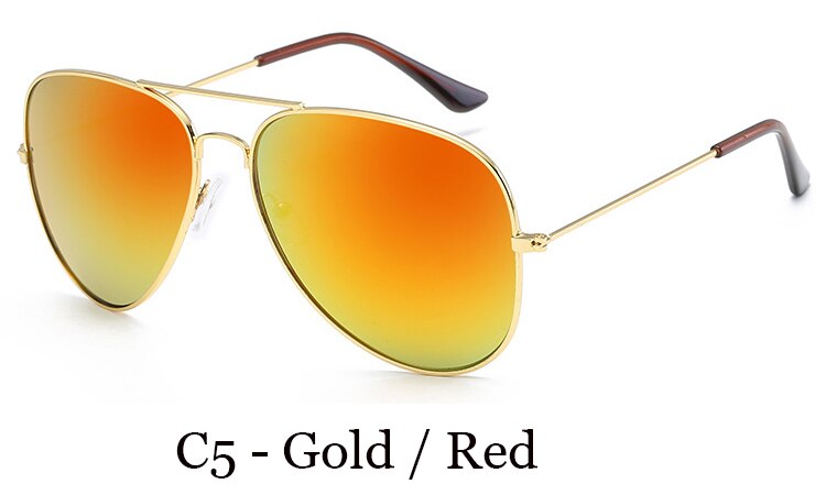 NODARE 3026 Pilot Sunglasses Women/men Classic Brand Aviation Sun glasses Retro Outdoor Driving Oculos De Sol 3025: C5
