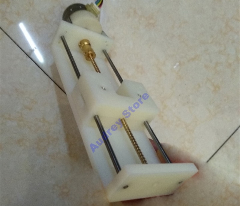 Y27-100c linear sliding table motor 5-12V 500mA-2A 2 phase 4 wire deceleration screw stepper motor