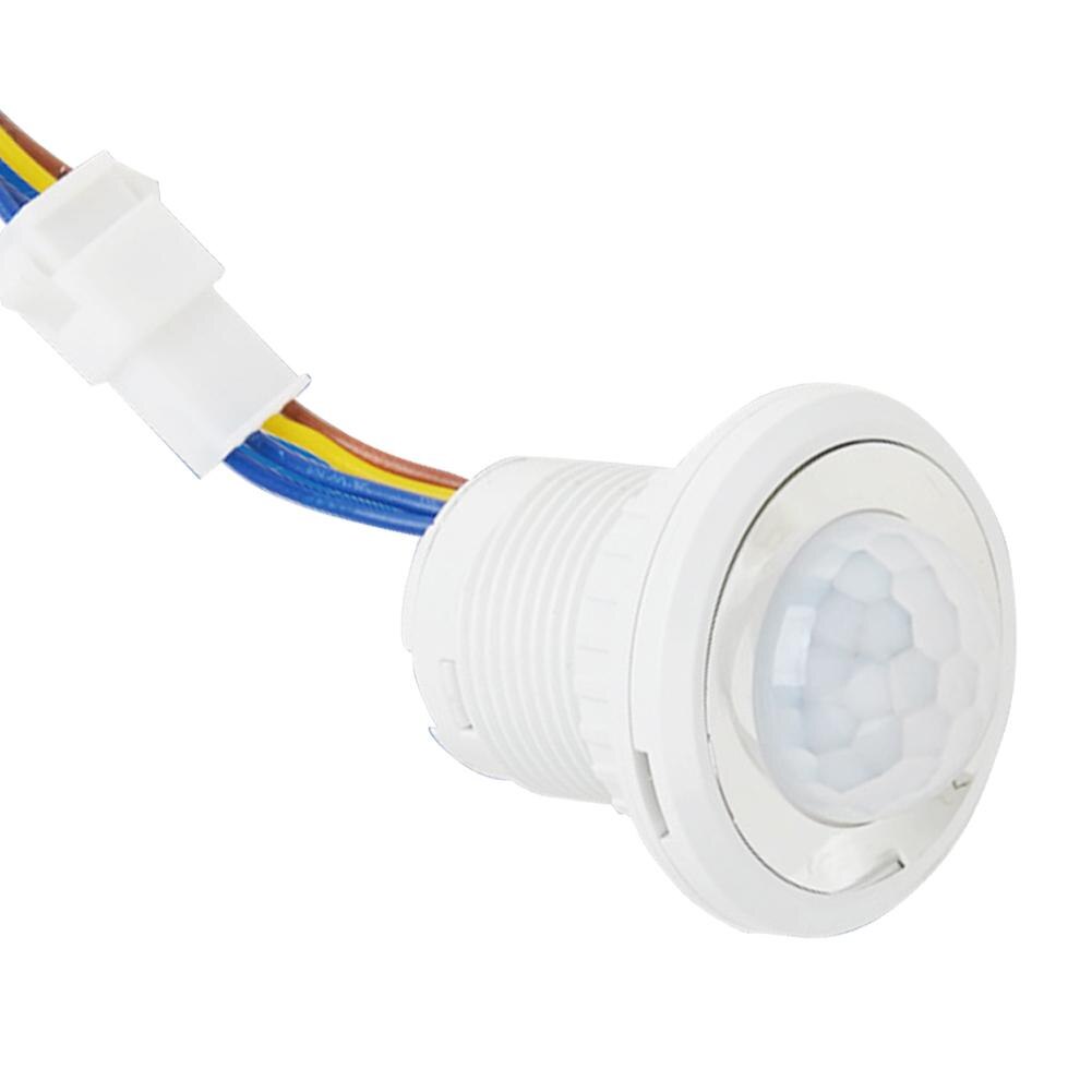 85-265V Adjustable White Infrared Light Motion Sensor Delay Home Lighting PIR Switch LED Sensitive Sensor Probe Switch