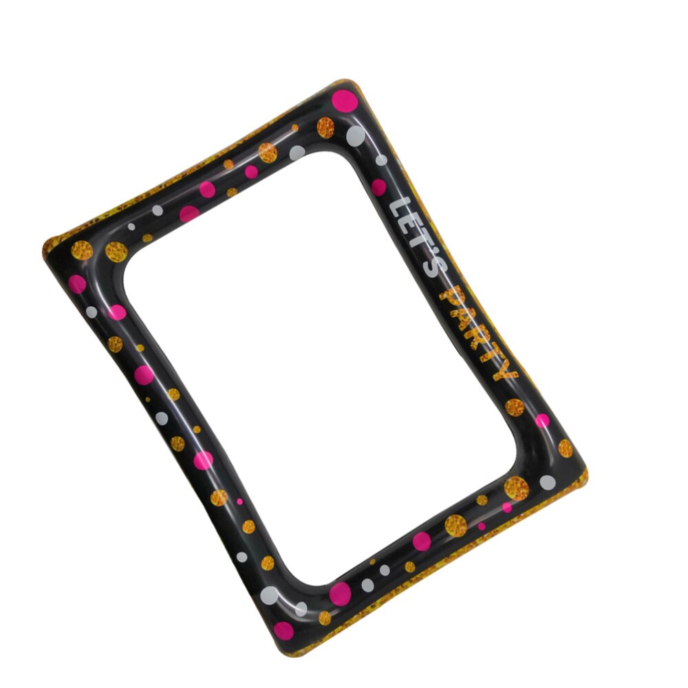 Year Photo Frame Inflatable Photo Frame Hand-held Photo Prop Photography Accessories Party Supplies