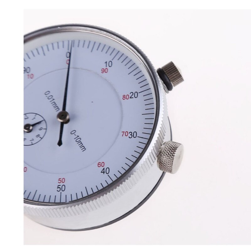 Dial Indicator Gauge 0-10mm Meter Precise 0.01 Resolution Concentricity Test