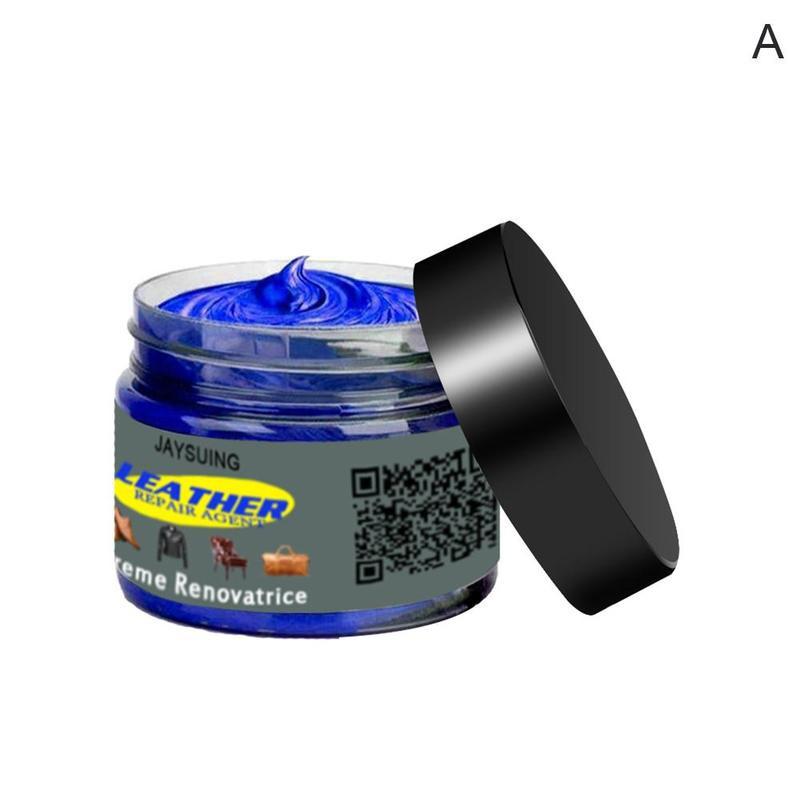 Bilvård flytande läder reparationssats auto komplementär soffkappa hemvård hål repa polera färg pasta färg sprickor  c0 r 2: Blå