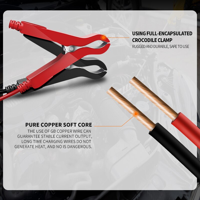 Chargeur de batterie de voiture type de réparation de batterie de moto chargeur de batterie de voiture entièrement automatique charge batterie offre spéciale