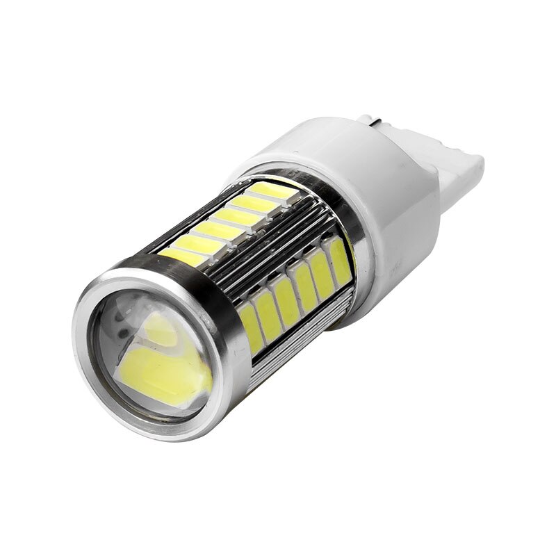 Bombilla trasera de coche LED T20 WY21W 7440 W21W 33 SMD 5630 5730, luz de freno, luz de marcha atrás de coche, indicador de dirección trasero, rojo, blanco y ámbar