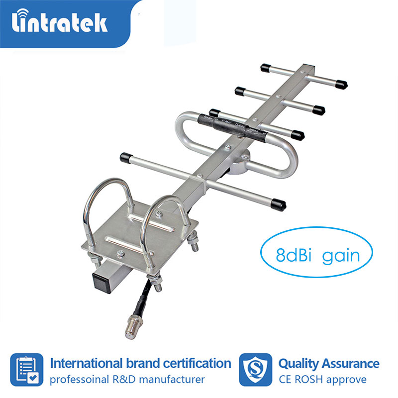 Lintratek GSM 850 900 mhz CDMA volledige set booster accessoires antenne voor signaal versterker 900 2G 3G 4G 10 meter kabel s4