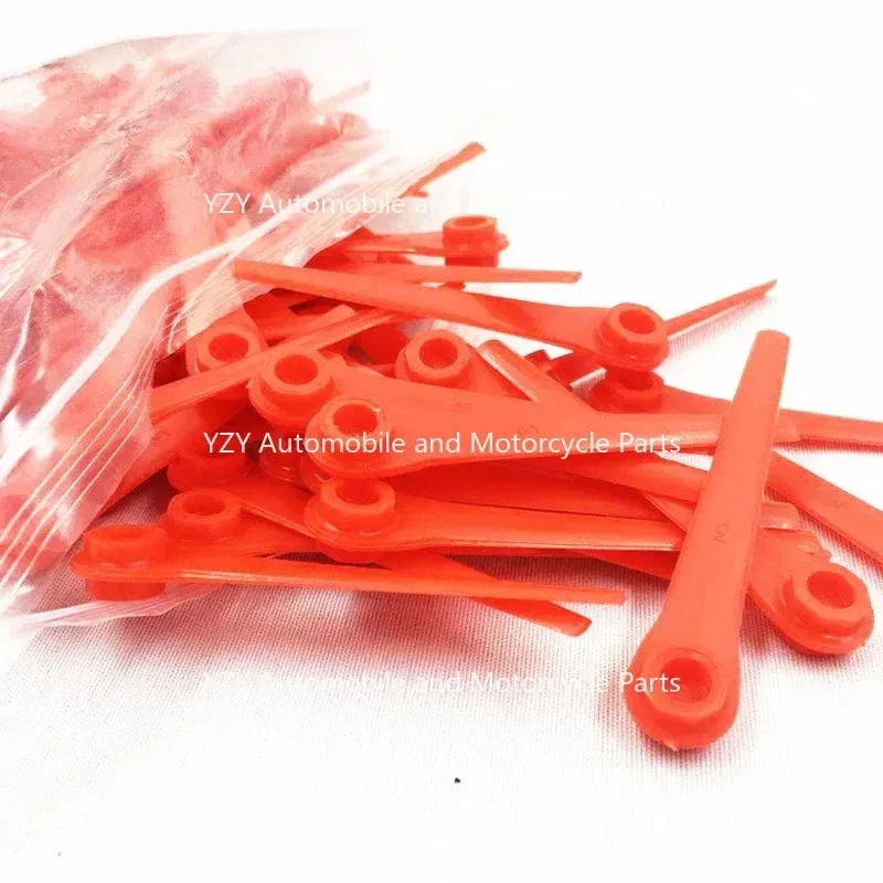 100x Plastic Vervanging Voor Gardena Grastrimmer Easycut Li-18/23r Plastic Trimmer Messen Voor Gardena Grastrimmer 9823 9825