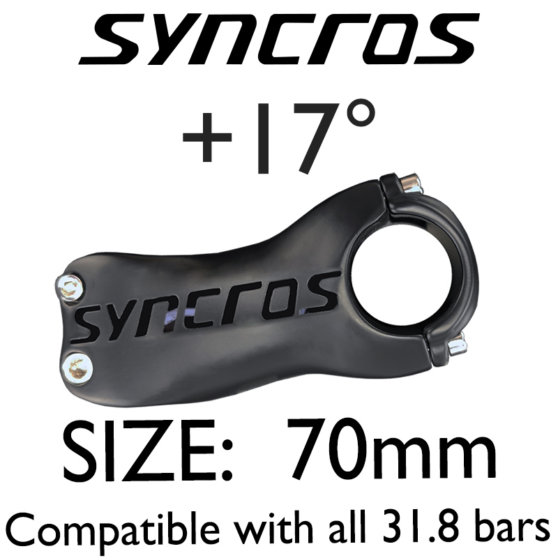 Mostek rowerowy Syncros ultra światło z włókna węglowego robić rowerów MTB, kąt 6/17 stopni, 70/80/90/110/120 mm, części robić rowerów górskich i szosowych: fioletowy