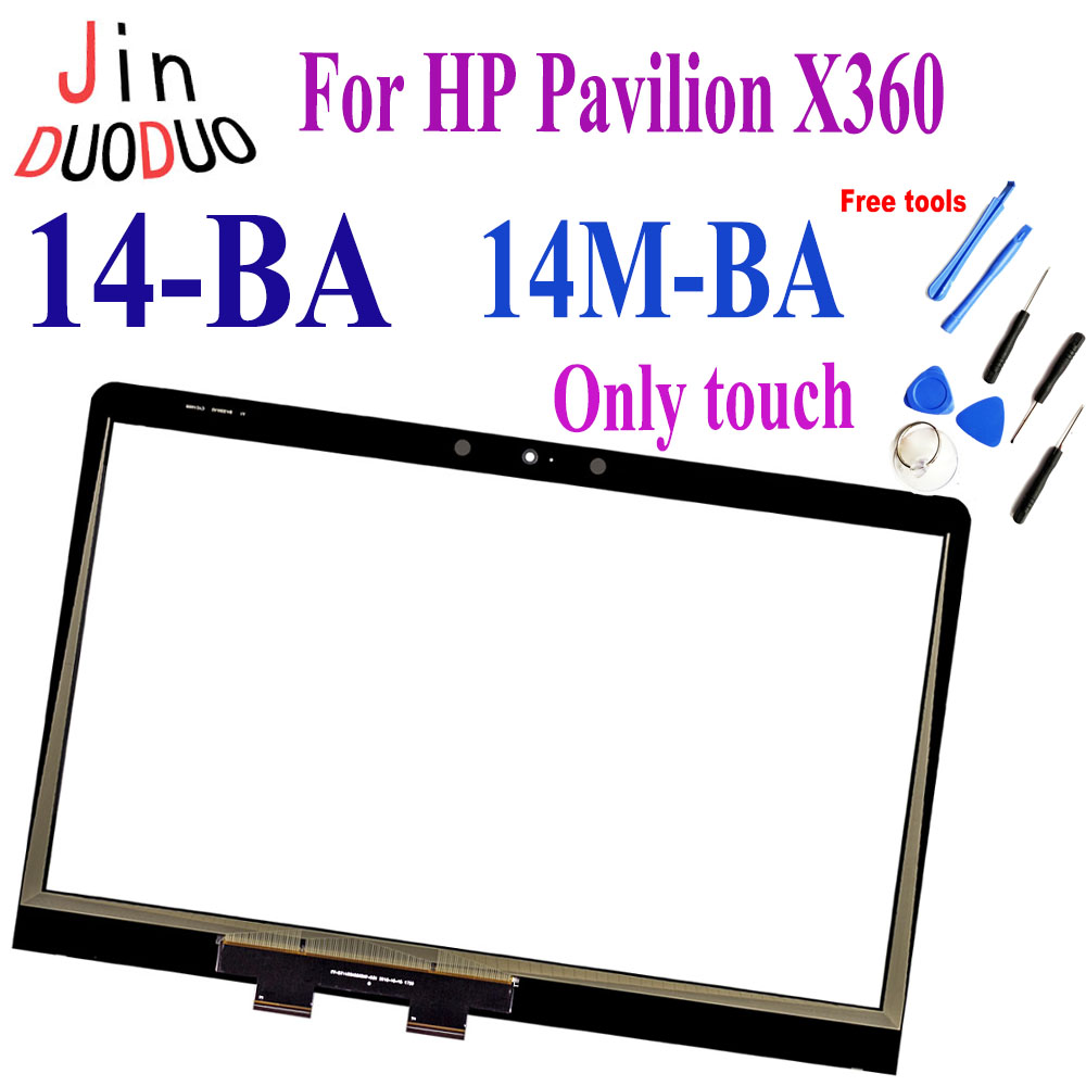 14.0&#39;&#39; Touch For HP Pavilion X360 14M-BA 14-BA Series Touch Screen Digitizer Panel Replacement WIthout LCD