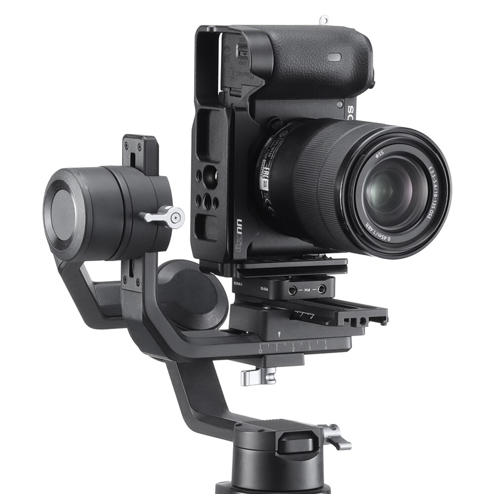 Mikrofon UURig przedłuż płytkę L dla Sony A6600 z płytką szybkiego przełączania na zimno