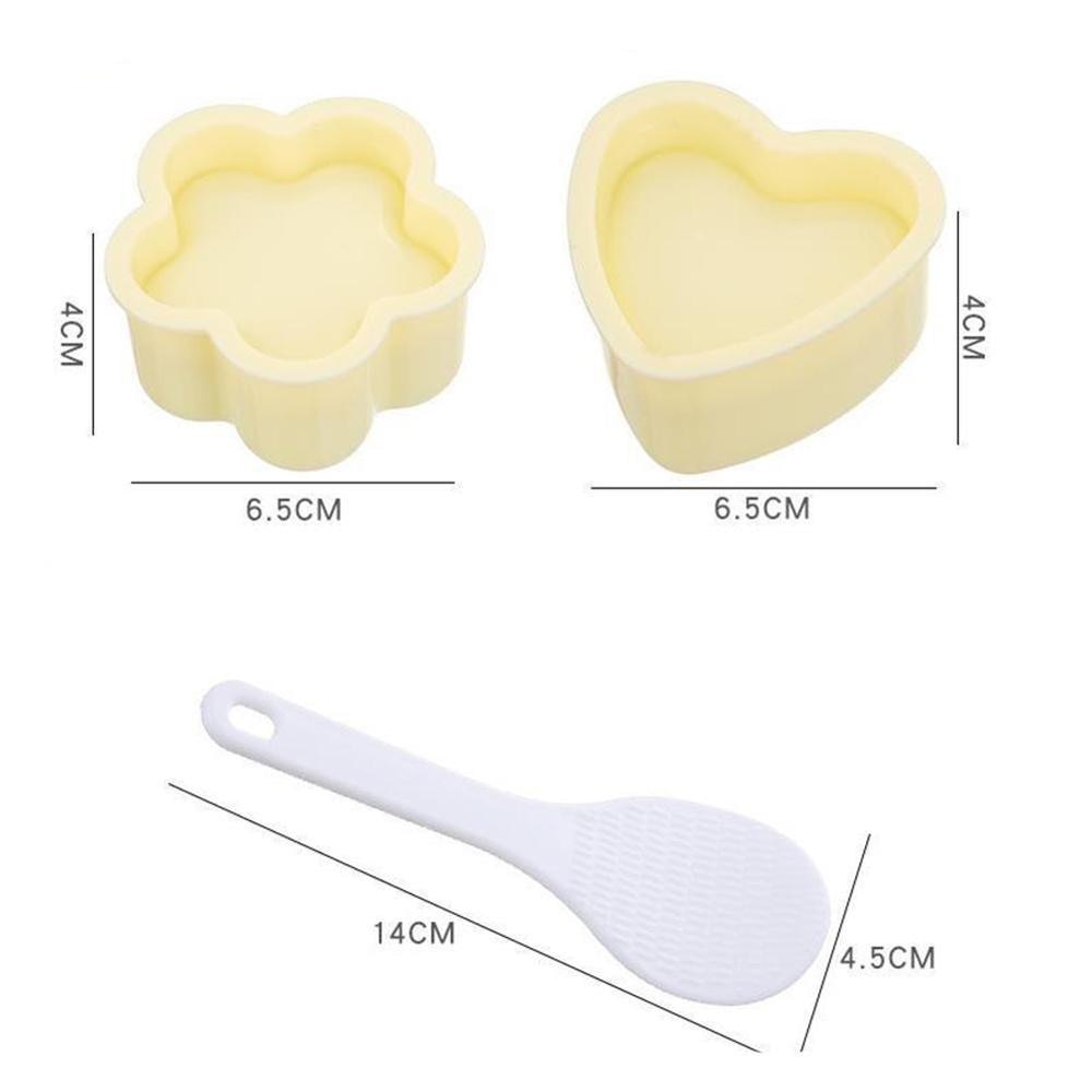 3PCS/Set DIY Sushi Mold Onigiri Rice Ball Food Press Triangular Sushi Maker Mold Japanese Home Kitchen Bento Accessories Tools