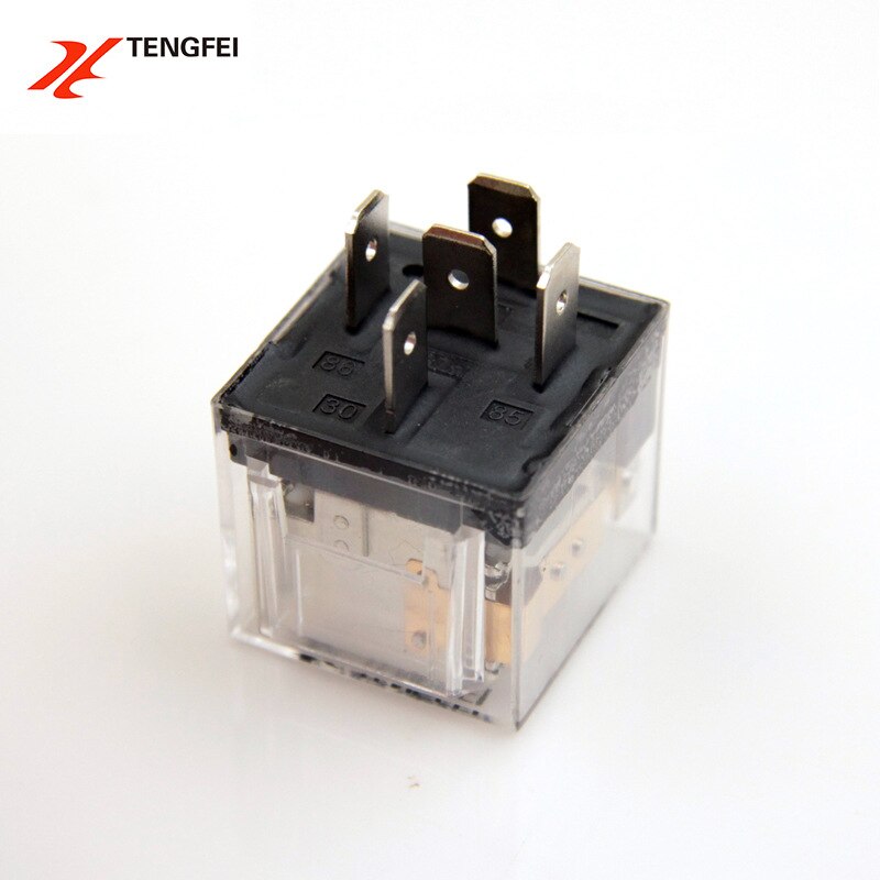 1pcs 5 Feet Conversion Waterproof Automotive Relay 12V 40A Car Control Device Car Relays DC High Capacity Switching