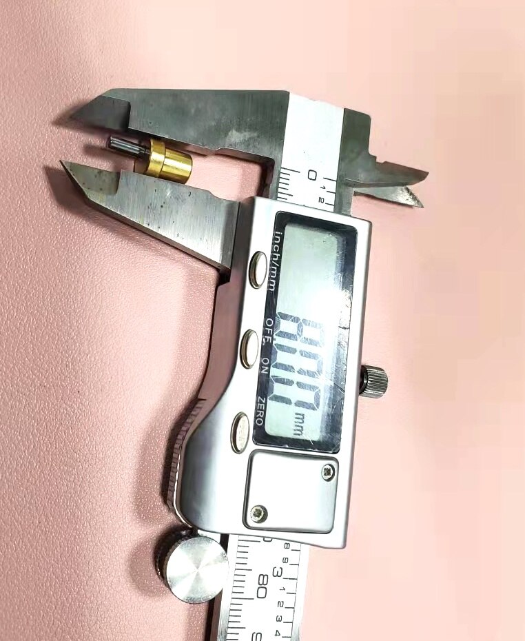 Cabezal de cobre para cortadora de pelo de rueda de motor de eje de rueda excéntrica, cizalla de eje, agujero de 2,0mm, 2 uds.