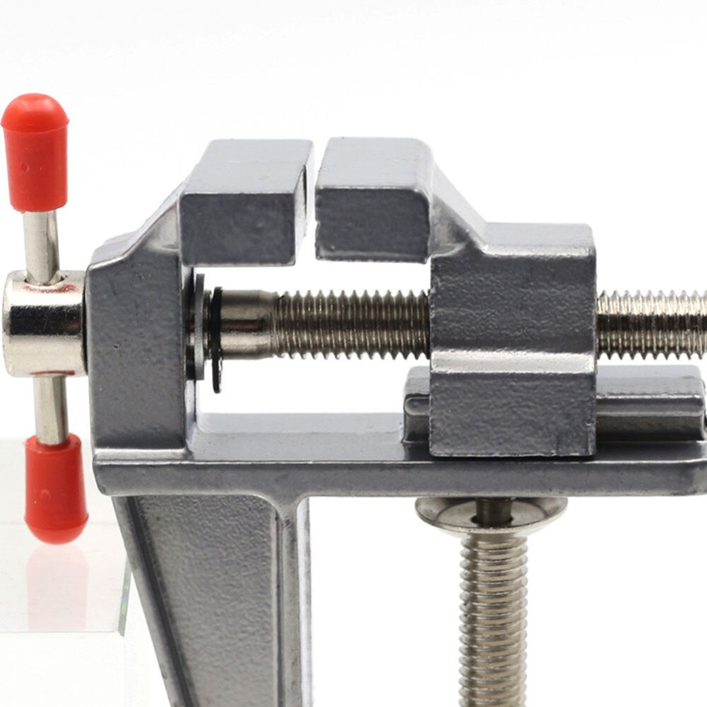 1pc Aluminum Miniature Small Jewelers Hobby Clamp On Table Bench Vise Mini Hand Tool Vice Muliti-Funcational