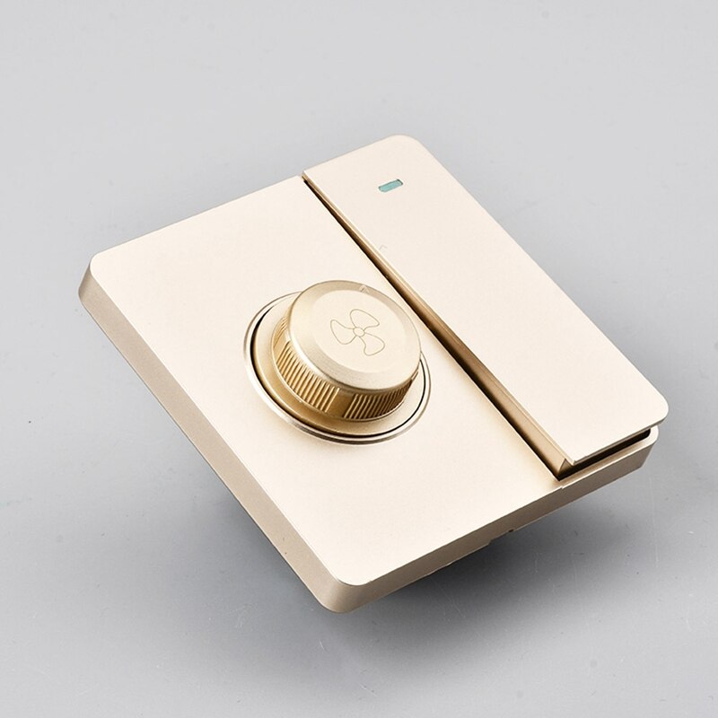 Fan Switch Electric Fan Stepless Speed Regulation with Switch, Ceiling Fan Governor, with Speed Regulation Switch