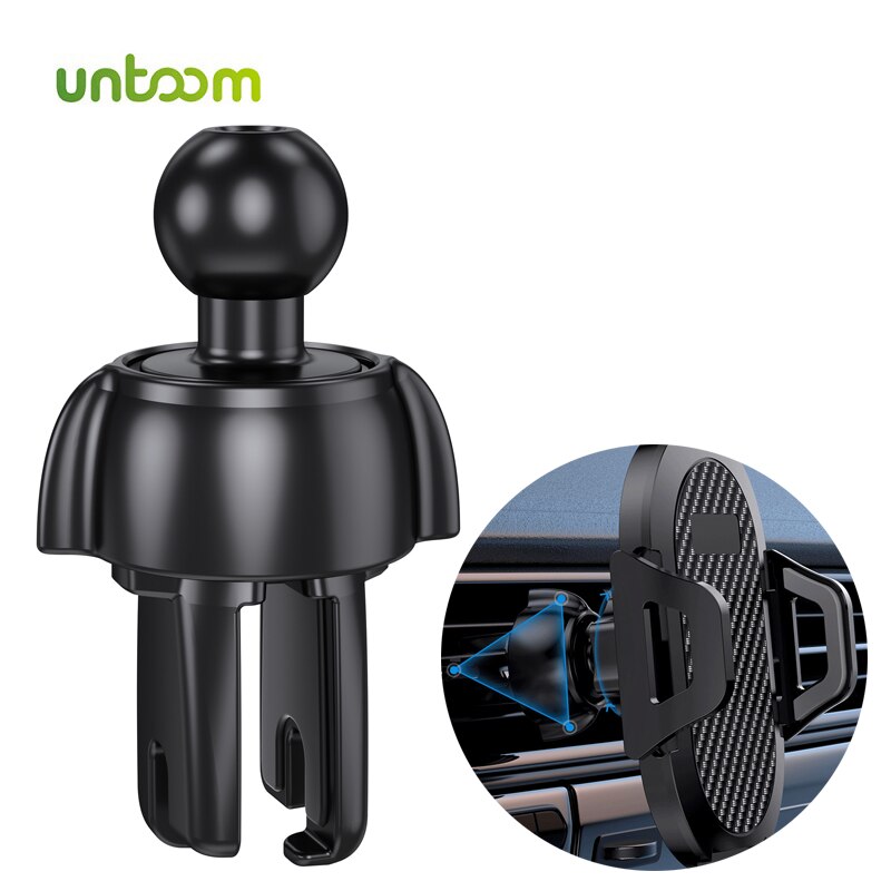 Untoom Universal Car Air Vent Clip Upgrade 17Mm Balhoofd Voor Auto Air Outlets Telefoon Houder Ultra Stabiele auto Telefoon Beugel