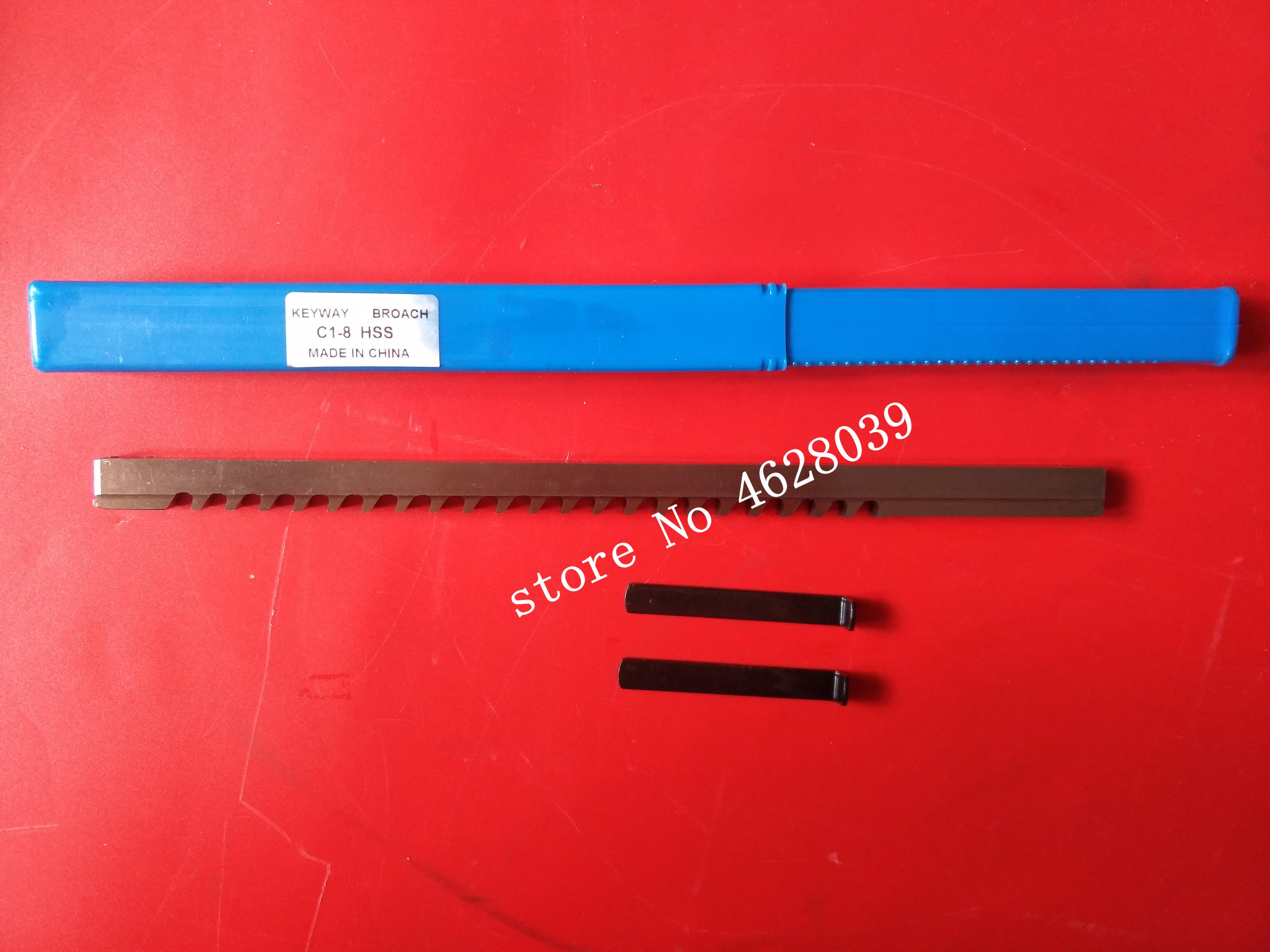 8mm c keyway broach skub type højhastigheds stål hss skæreværktøj til cnc broaching maskine metalbearbejdning