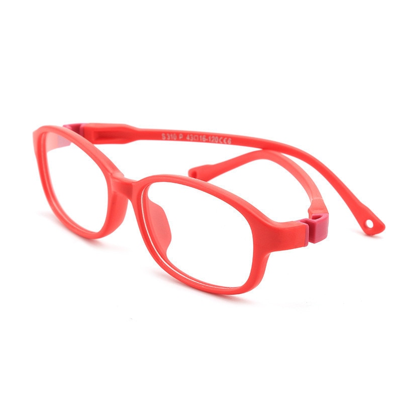 Seemfly, gafas desmontable ultraligeras para niños y niñas, montura redonda de silicona suave, gafas para niños, gafas ópticas de Color sólido